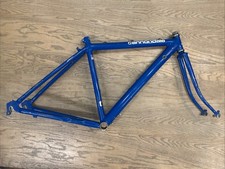 Cuadro de bicicleta de carretera Cannondale azul hecho en EE. UU. ST400 19” pequeño 1989