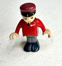 Brio Wooden Railway Conductor - 2  Figure - Vintage - Look 