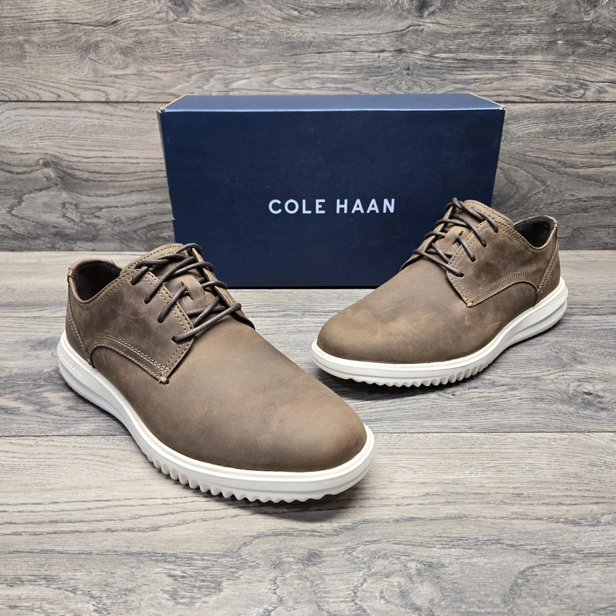 Cole Haan Dress FlexGrand+ Cap Toe Oxford Men\'s 10.5M British Tan New NIB C40341 Cole Haan Dress Shoes for Men for sale | eBay main image 2