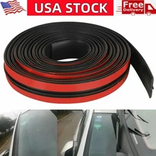 Truck Car Roof Windshield Weather Rubber Seal Strip Trim Edge Protector Guard