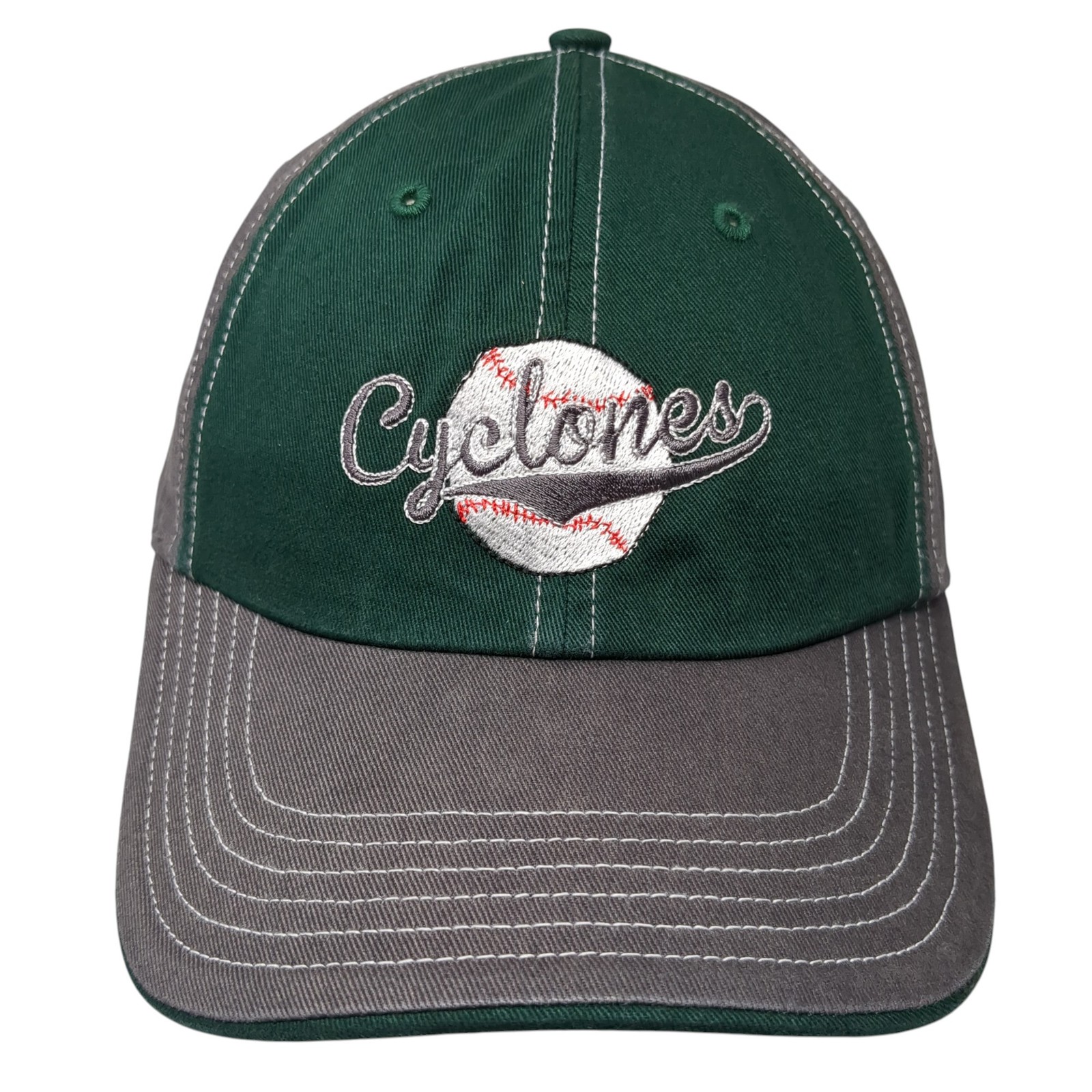 Cyclones Strapback Hat Multicolor Large Embroider… - image 1