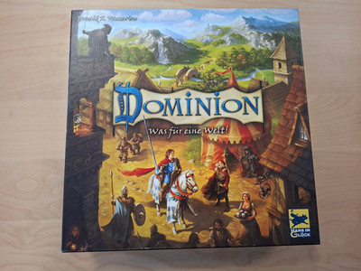 Dominion - Was für eine Welt - HIG - Brettspiele-Sammlung-Konvolut-Boardgames