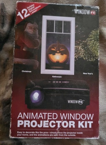 WINDOW FX Animated Window Projector Kit Holiday Scenes Christmas Halloween - Picture 1 of 6