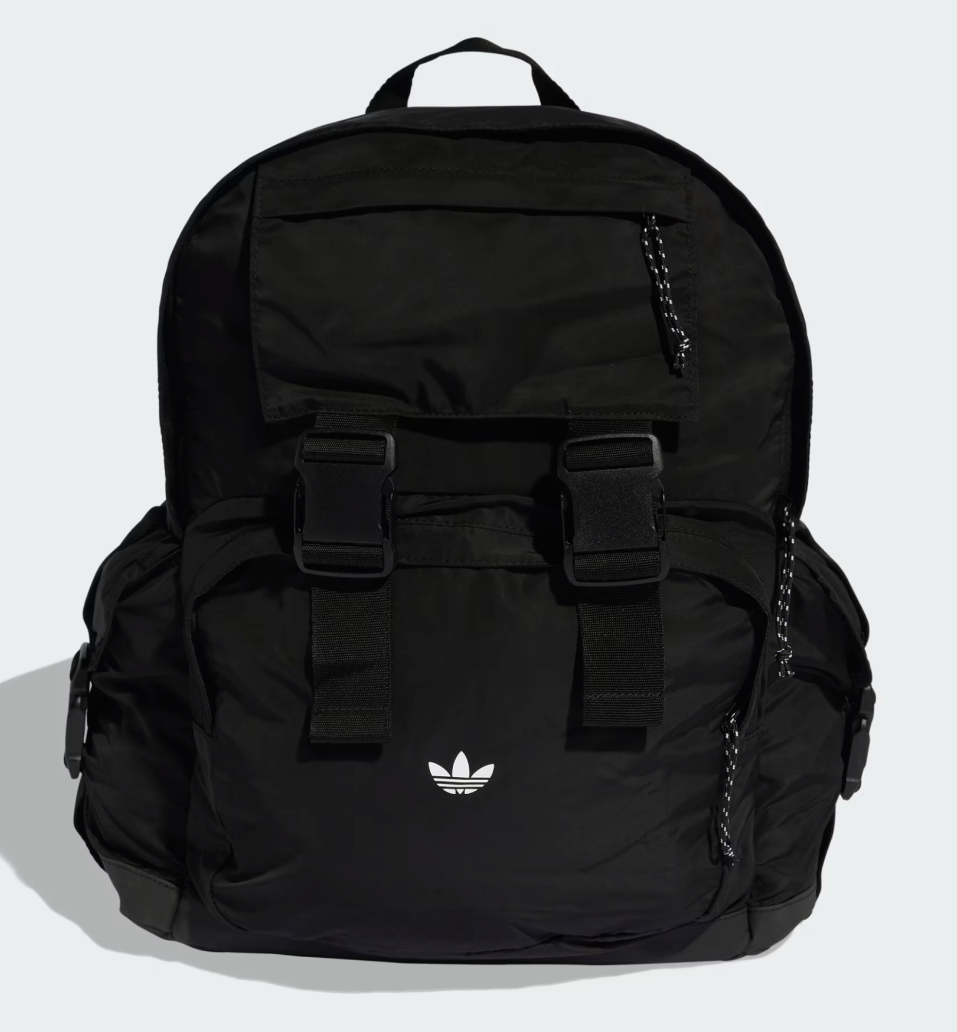 adidas black backpack journeys Weekender Small Lightweight Everyday Bag, 19L, Black/2, OSFA The padded straps make for a comfy wearing experience adidas Interval Backpack - Black