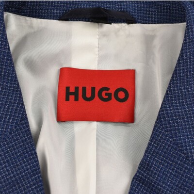 HUGO BOSS RED LABEL Blue KARL 232X Modern Fit Wool Stretch Suit