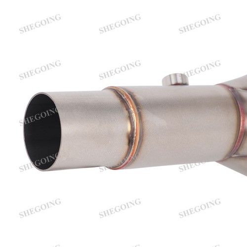 For Triumph Street Triple 765 R/ RS 765RS 2017-2022 Stainless Exhaust Front Tube - Picture 8 of 8