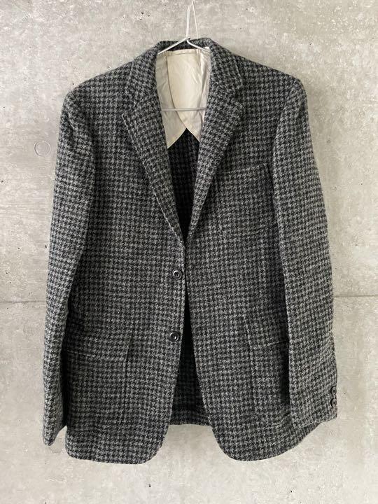 Beams Plus Harris Tweed Jacket Sports Coat Houndstooth Beams Plus Harris Tweed Jacket Sports Coat Houndstooth