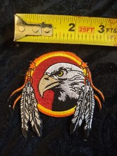 Dream Catcher Bald Eagle Feathers Embroidered Iron On Collectible Patch