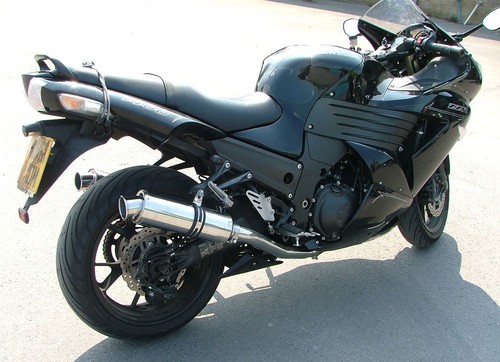 Kawasaki ZZR1400 Exhausts 2015-2016 SP Engineering Stainless Round Big Bore XLS - Picture 5 of 11