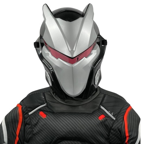 Fortnite Omega Kostüm gepolsterter Overall mit Reißverschluss Hautmaske Jugend Medium 8-10 $ 40 - Bild 5 von 12