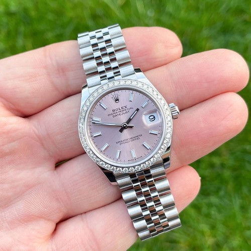 Rolex Datejust 31mm 2024 Full Set UNWORN Diamonds Pink 278240 - Picture 3 of 12