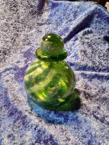 Schöner Vintage Parfum Flakon mundgeblasen signiert - Bild 6 von 6