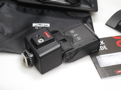 Metz mecablitz M400 + SB 18-15 Softbox + Novoflex Control Card Canon M LIKE NEW - Bild 2 von 4