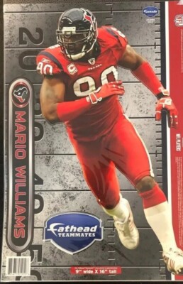 2010 Fathead NFL Teammates Mario Williams Houston Texans 16in. Fathead