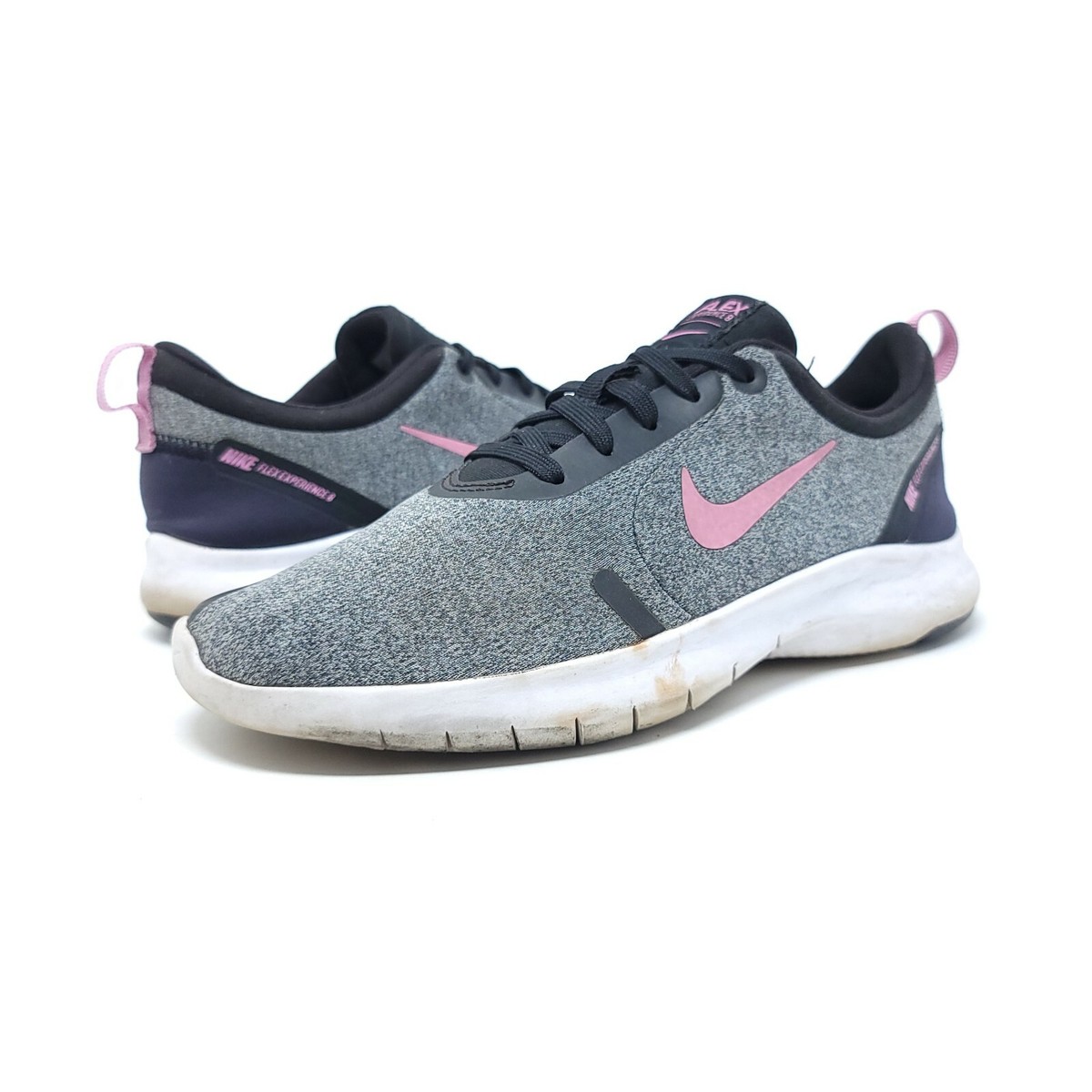 Nike Experience Womens Size Gray Pink Running Athletic Shoes