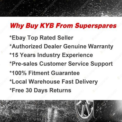 2x Front KYB Premium Shock Absorbers for Ford Cortina MK2 1.3L RWD 1966-1970 - Picture 2 of 3