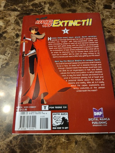 HEROES ARE EXTINCT!! Manga Volume #1 By Ryoji Hido- English - Picture 7 of 9