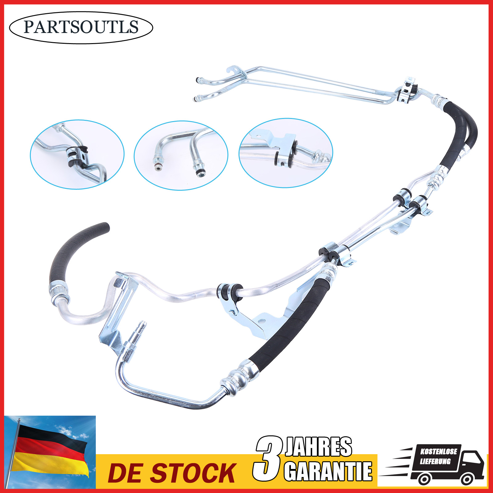Manguera hidráulica para Ford Focus MK2 C-Max 1.4 1.6 1743276 1488112