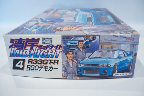 Fujimi Nissan R33GT-R RGO Demo Car Wangan Midnight 1/24 Model Kit #14108 NEW - Picture 6 of 12