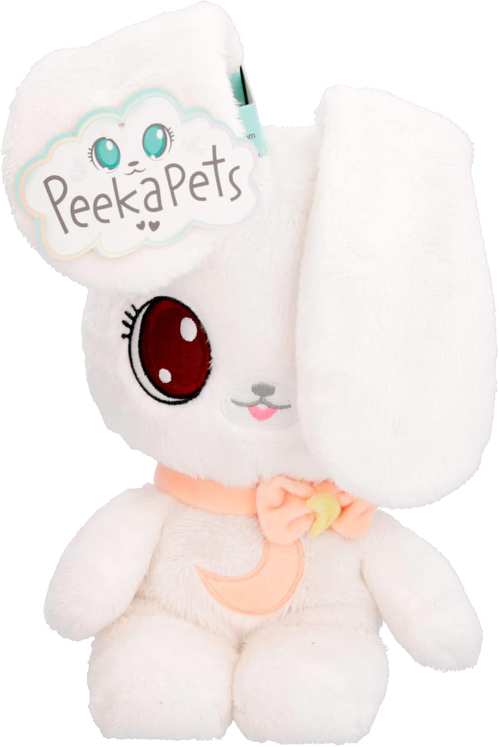 White Bunny | Funny, Sweet and Soft Plush Toy That Wiggles Its Ears When You Squ