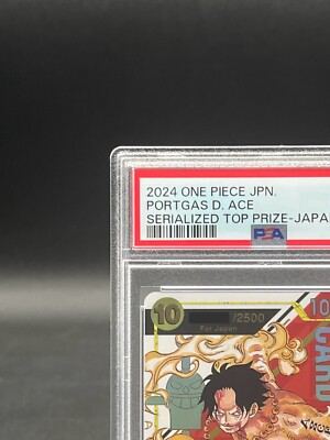 PSA 10 Ace Flagship Battle Promo For Japan OP07-119 2500 PSA 10 Ace Flagship Battle Promo For Japan OP07-119 2500