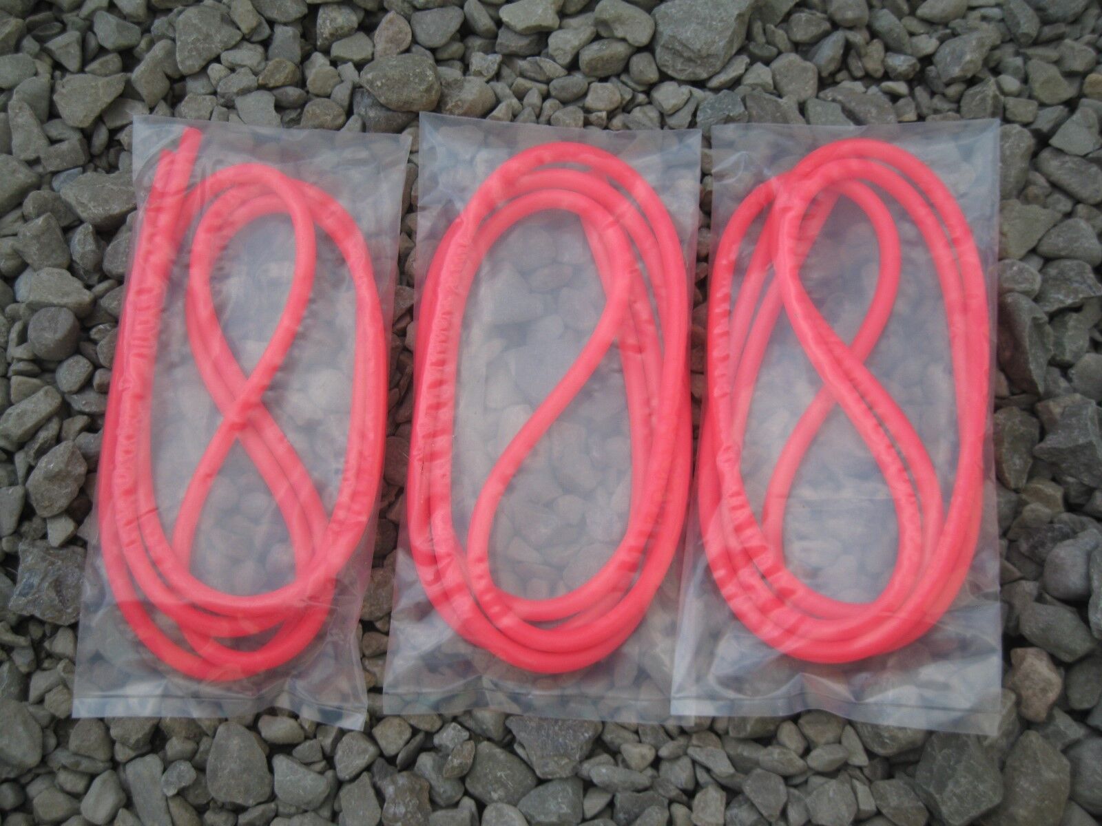 color select length 1//4inch Latex tubing EEL Lure Fishing Hook Tube jig