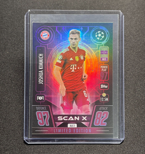 2021-22 Topps Match Attax UCL #XLE2 Joshua Kimmich Scan X Limited Edition