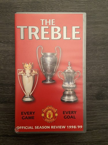 Manchester United - The Treble 1999 VHS Video Tape Man Utd Football (2)