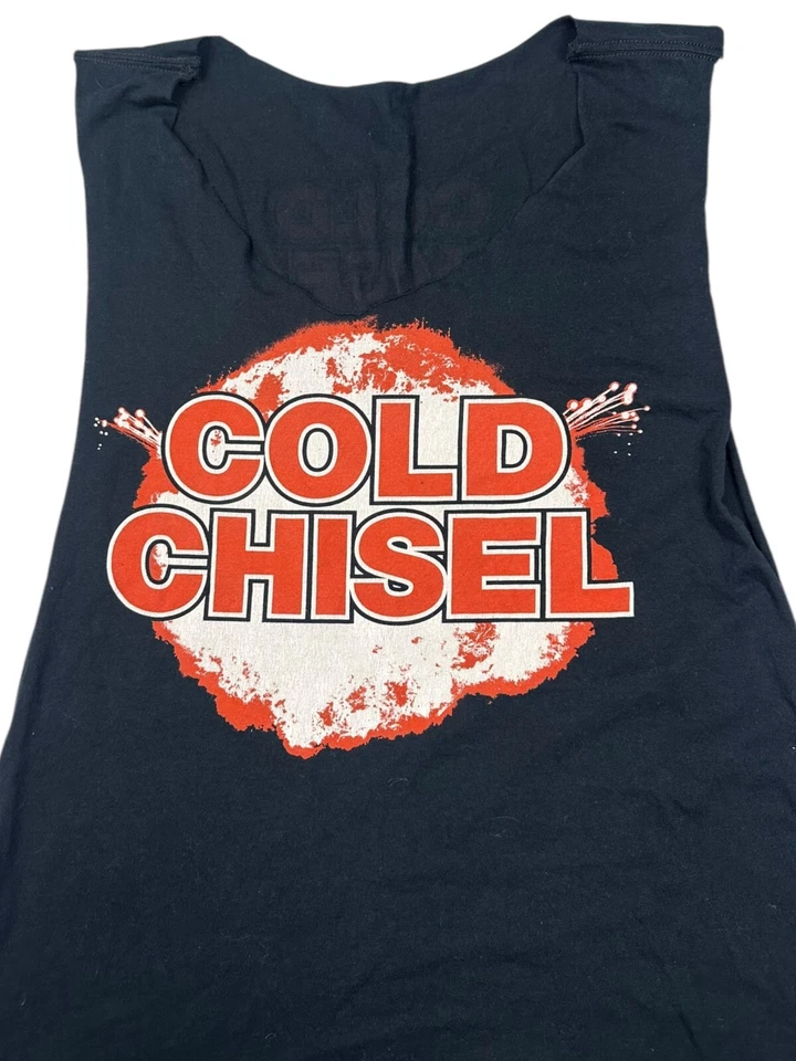Cold Chisel Mens Size Large Sleeveless 2011 Tour T Shirt Muscle Tank Top Black - image 2 of 4