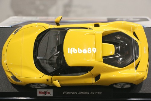 Maisto 1/18 Ferrari 296 GTB Yellow 法拉利 黃 - Picture 4 of 4