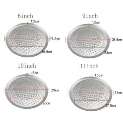 Pizza Tray Nonstick Baking Pan Pizza Plate Dishes Holder Bakeware Baking Tools