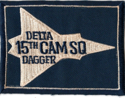 USAF 15th Consolidated Aircraft Maintenance CAM Squadron Dagger Delta F102 Patch