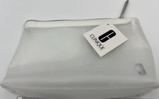 CLINIQUE   Cosmetic Makeup Bag  Zipper Pouch 7"x4"x2"NEW AUTHENTIC PIC.