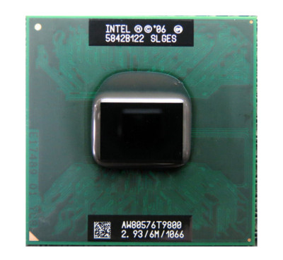 Intel Core 2 Duo T9800 2.93GHz 6MB 1066MHz SLGES Socket P CPU Processor
