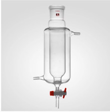 labglass Jacket separatory funnel PTFE stopper constant temperature control