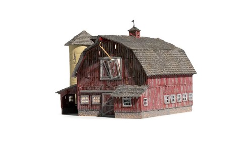 Woodland Scenics 5038 | Old Weathered Barn - Built-&-Ready | HO Scale - Picture 5 of 5