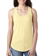 Next Level Ladies' 4 oz. Ideal Racerback Cotton Polyester Tank Top N1533 XS-2XL