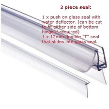 Shower Seal Complete Set (ESL058) ~ Direct Trevi/Joy replacements LV54467