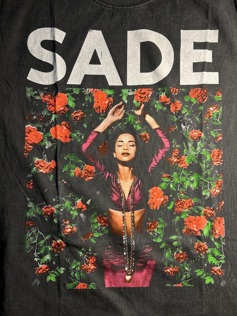 Sade シャーデー Kiss Of Life Tシャツ L Sade Kiss Of Life black T shirt Retro style Graphic tee S