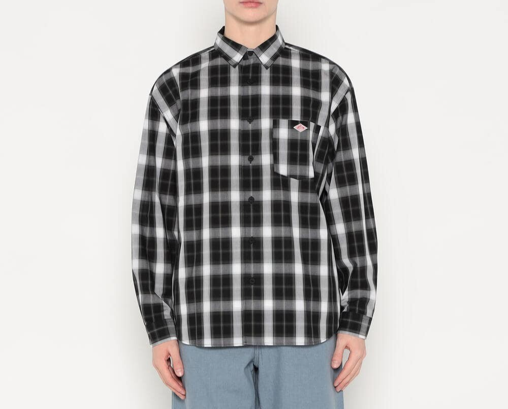 ASK availability first)DANTON MEN'S T/C POPLIN WORK SHIRT