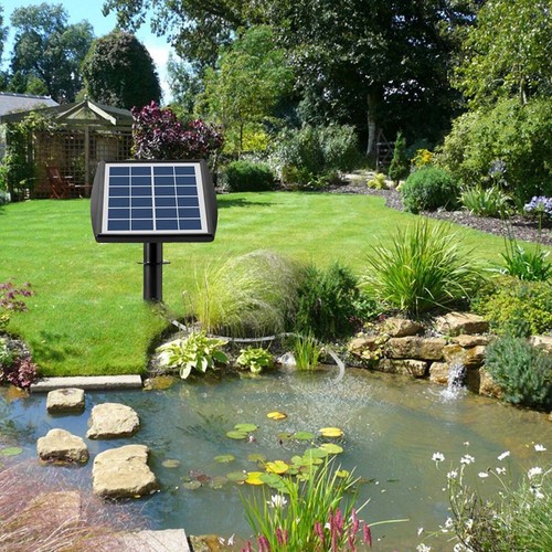 Solar Oxygenator Air Pump Powered Pool Water Pond Fish Oxygen Tank For Outdoor - Picture 3 of 13