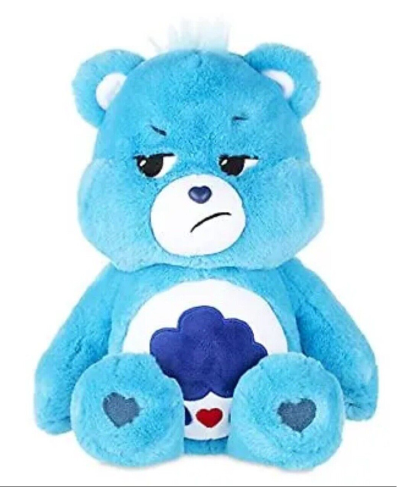 Care Bears Grumpy Bear Stuffed Animal soft huggable-14 Inches