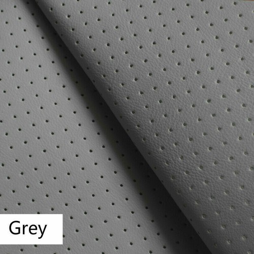 Vinyl Faux Leather Fabric Perforated Sponge Quilted Car Upholstery Material - Picture 19 of 21