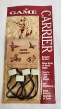 Self Tightening Leather Game Carrier - Small, New in Package, Vintage, Brown