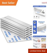 Versatile 10-Pack Neodymium Magnets with Strong Pull Force for Crafts  Storage