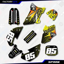 Yellow Spark Racing Graphics Kit fits 02-14 Yamaha YZ85 YZ 85 Decals