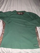 Realtree Men's XXL Green Camo Long Sleeve Camo Thermal Shirt