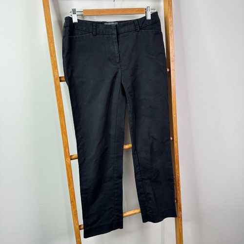 Sportscraft Dress Pants Womens 8 Black Smart Casual Office Work Straight - Picture 2 of 11