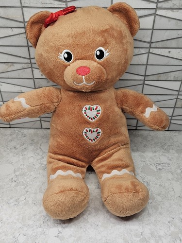 Build a Bear Brown Gingerbread Bear Girl Plush - Picture 3 of 8