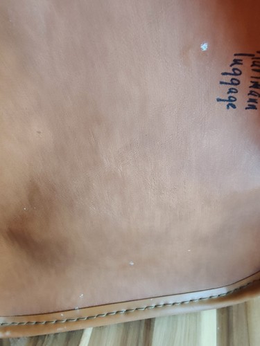 Vintage Hartmann Luggage Plastic Lined Weekender Bag Vinyl / Leather - Picture 8 of 14